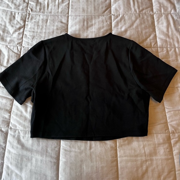 NWOT The Drop Crop Top S Black - Picture 7 of 12